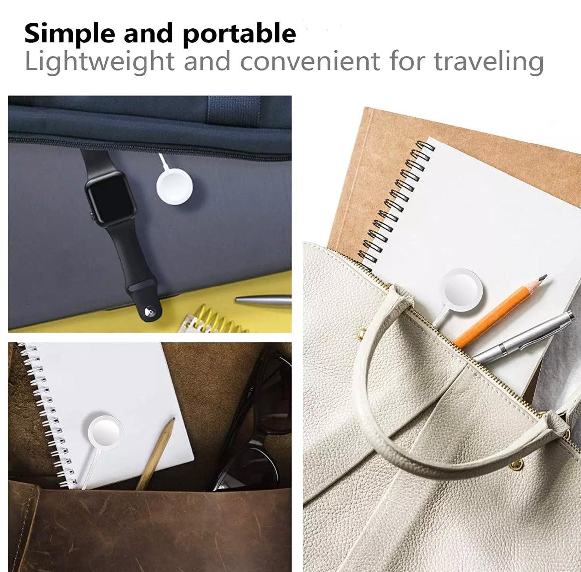 DENMEN Magnetisk USB-C Laddare för Apple Watch, 2.5W, 1m - Vit - EleganceOfSweden