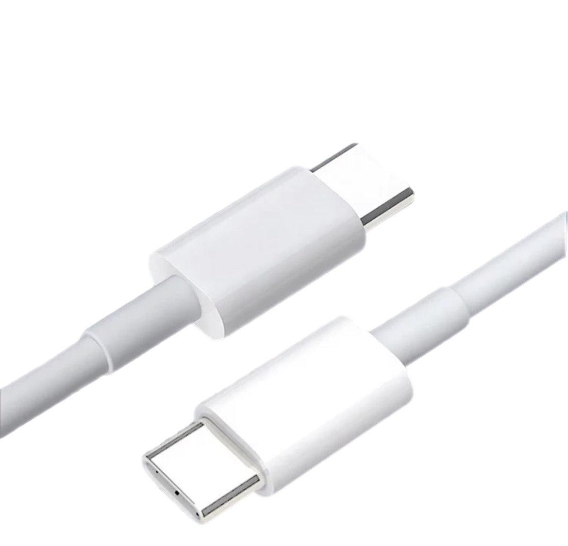 DENMEN PD, USB-C till USB-C Kabel 100W 1m - Vit - EleganceOfSweden