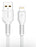 DENMEN USB-A till USB-Lightning 2,4A, Vit - EleganceOfSweden