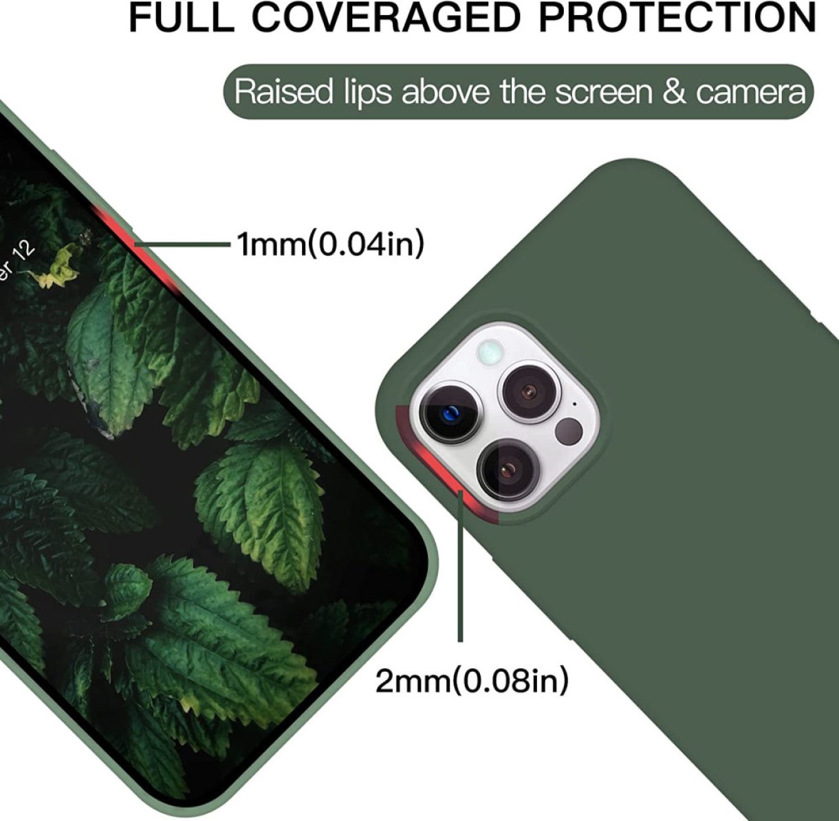 Grön Liquid Silikonskal med MagSafe för iPhone 14 Pro - Elegans och Kraft i Perfekt Harmoni