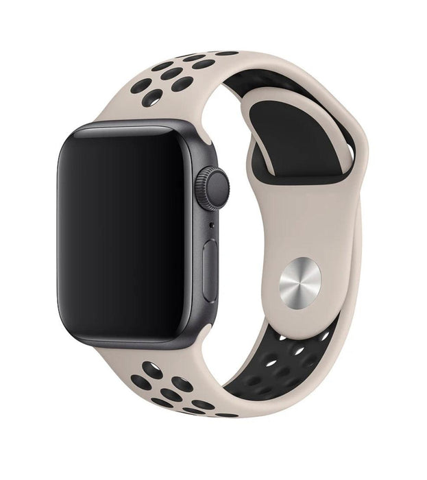 Ihåligt Silikon Armband Apple Watch DRIVVED/SVART - EleganceOfSweden