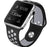 Ihåligt Silikon Armband Apple Watch SVART/GRÅ - EleganceOfSweden