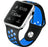 Ihåligt Silikon Armband Apple Watch -SVART/MARINBLÅ - EleganceOfSweden