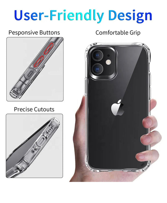 Hårt transparent skal till iPhone 13 Pro Max- Skyddande och stilrent skal för din iPhone 13 Pro Max