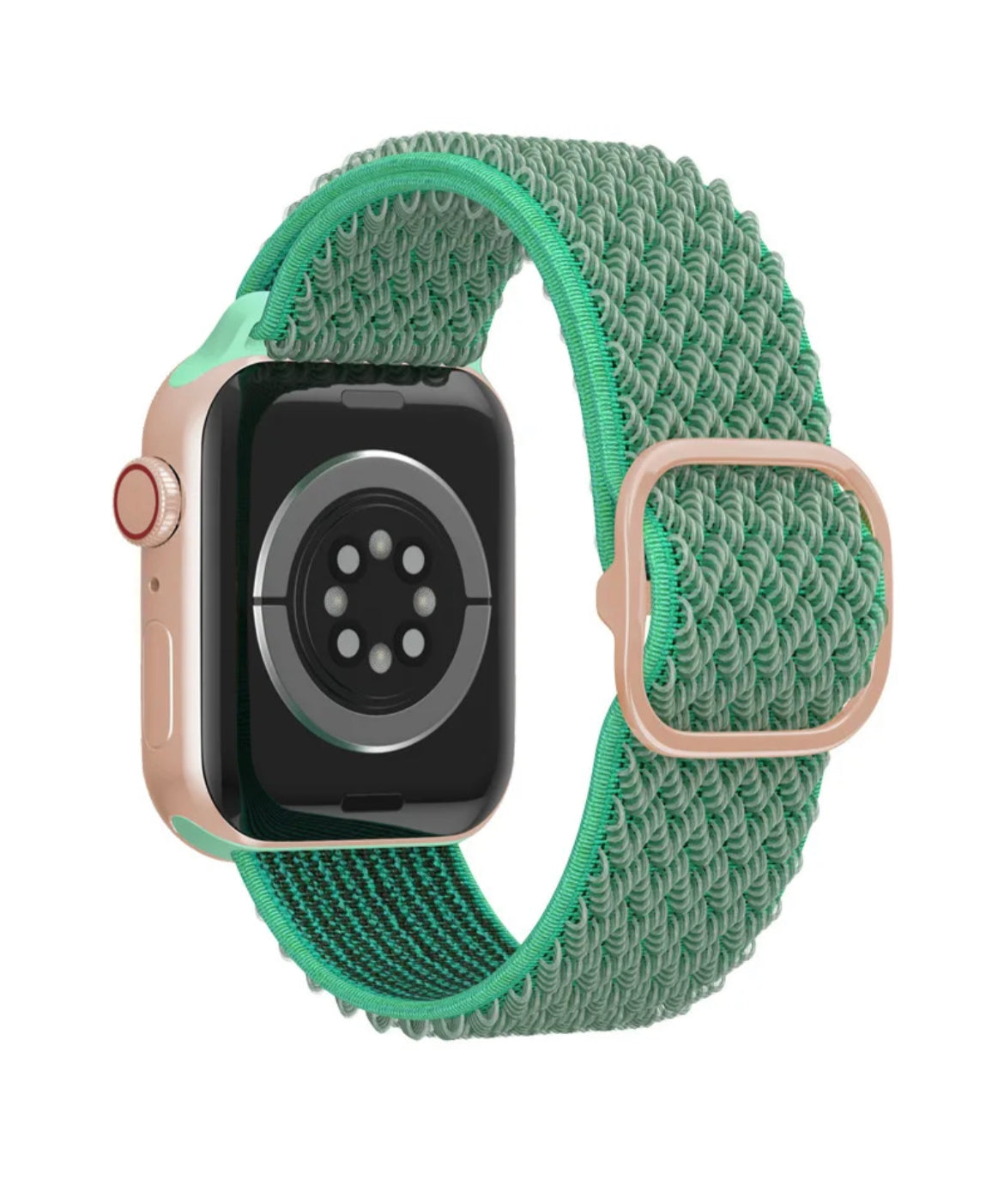Nylon Armband Justerbart Apple Watch - Grön