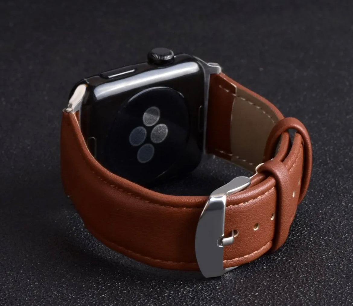 KLASSISK LÄDERARMBAND-KLASSISK BRUN