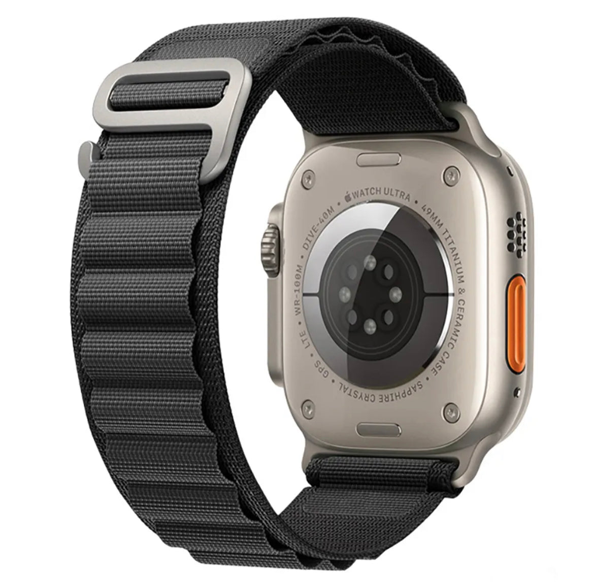 Apple Watch Armband Nylon Pro Svart