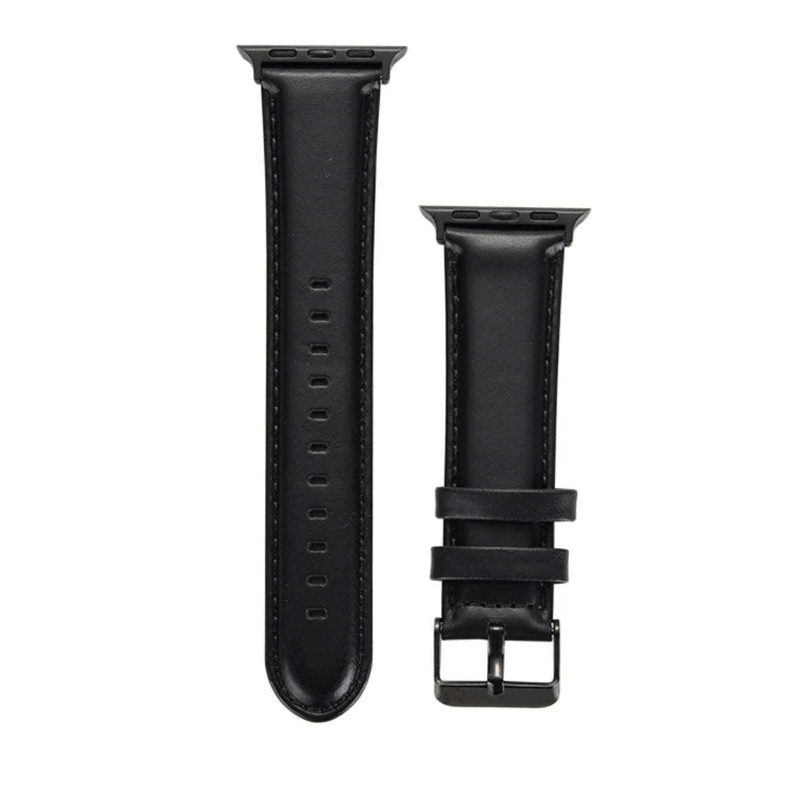 APPLE WATCH LÄDERARMBAND SVART