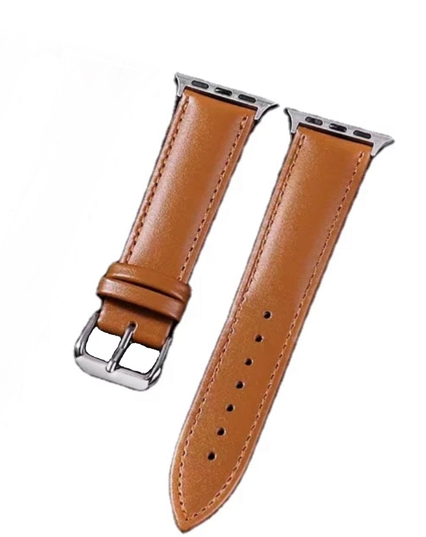 KLASSISK LÄDERARMBAND-KLASSISK BRUN - EleganceOfSweden