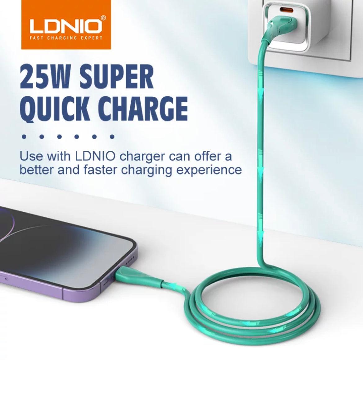 LDNIO 25 W, 1 m USB- lightning - EleganceOfSweden