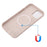 Sand Rosa Liquid Silikonskal med MagSafe för iPhone 13 – Elegans och Funktion i Perfekt Harmoni