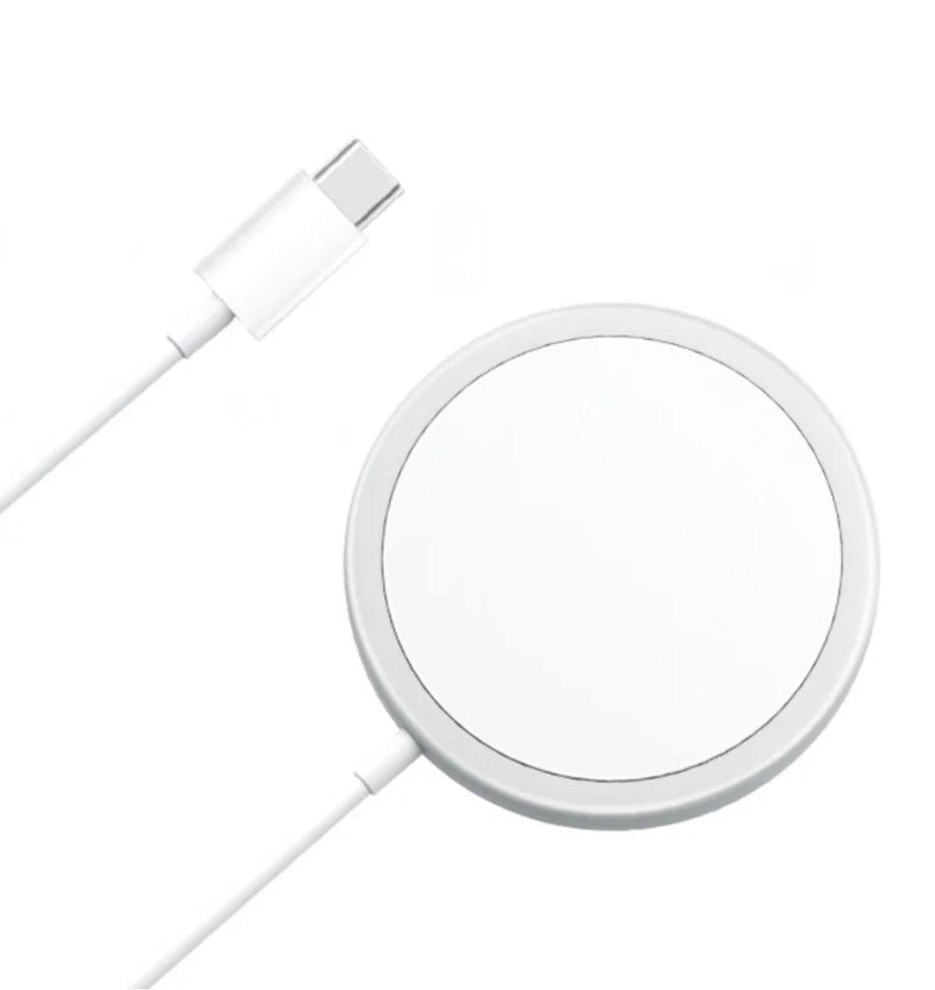 MagSafe Laddare Qi 15W, USB-C - Vit - EleganceOfSweden