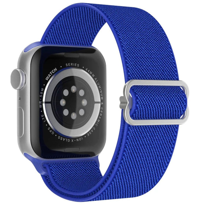Nylon Armband Justerbart Apple Watch - Blå - EleganceOfSweden