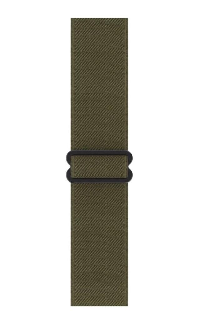 Nylon Armband Justerbart Apple Watch - Mörkgrön - EleganceOfSweden