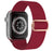 Nylon Armband Justerbart Apple Watch - Vinröd - EleganceOfSweden