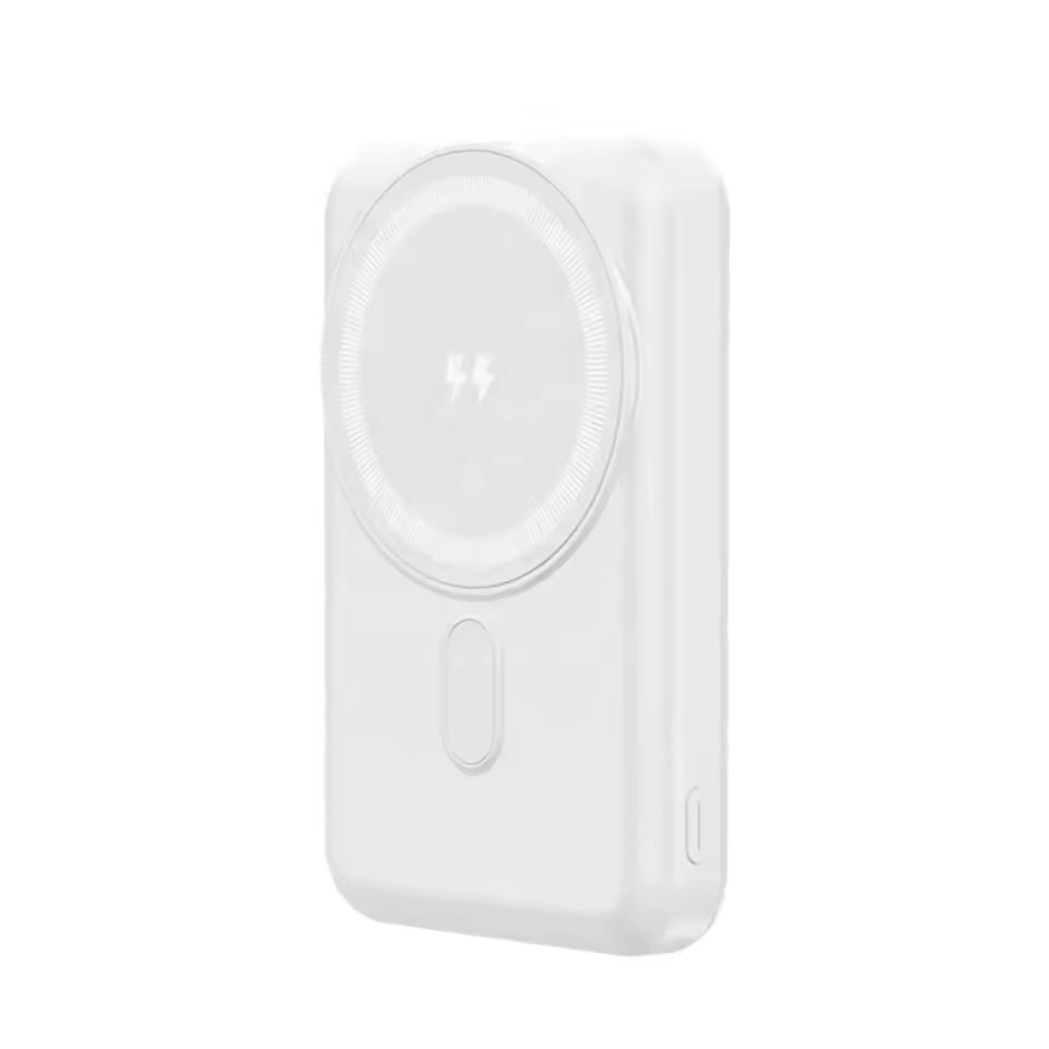 10 000 mAh magnetiskt, trådlös snabbladdning, vikbar powerbank med 22.5 W USB-C PD-port, kompatibel med iPhone och andra enheter