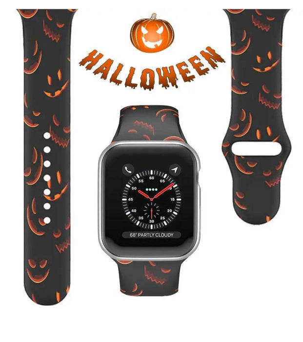 Silikon Armband Apple Watch-Halloween - EleganceOfSweden