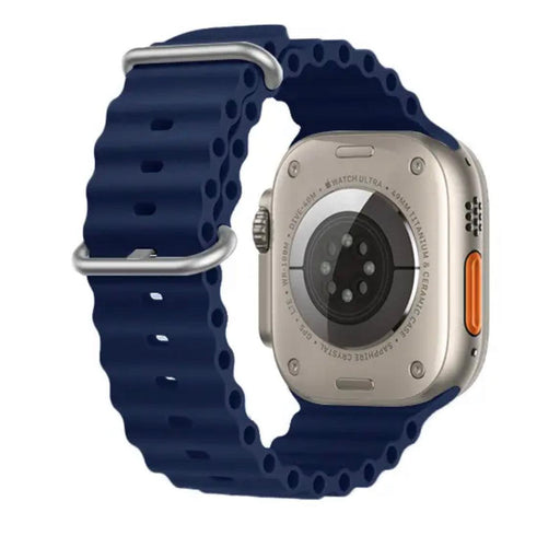 Silikon Sportarmband Apple Watch-Marinblå - EleganceOfSweden