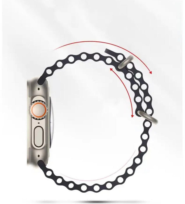 Silikon Sportarmband Apple Watch-Mörkröd - EleganceOfSweden