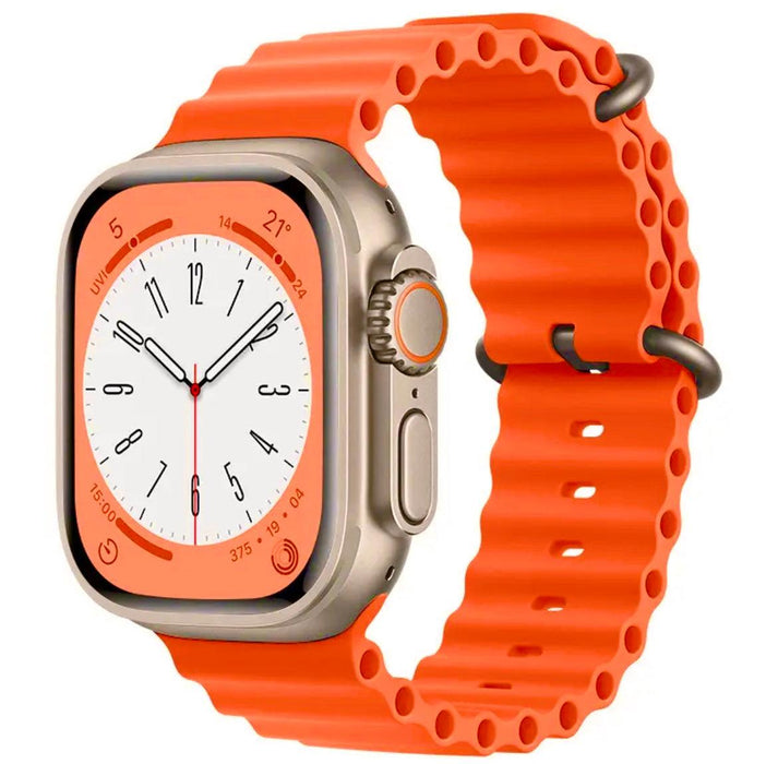 Silikon Sportarmband Apple Watch-Orange - EleganceOfSweden