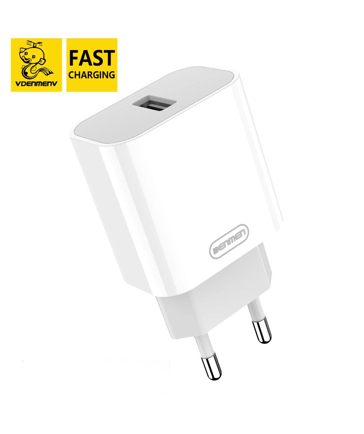 USB-A PD laddare 18W-Vit - EleganceOfSweden