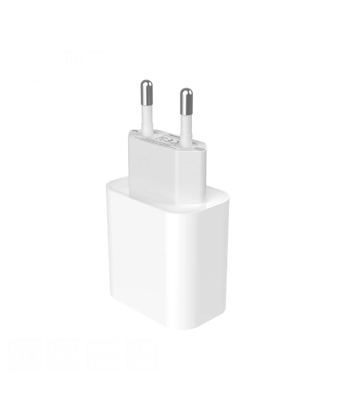 USB-C PD laddare 20W-Vit - EleganceOfSweden