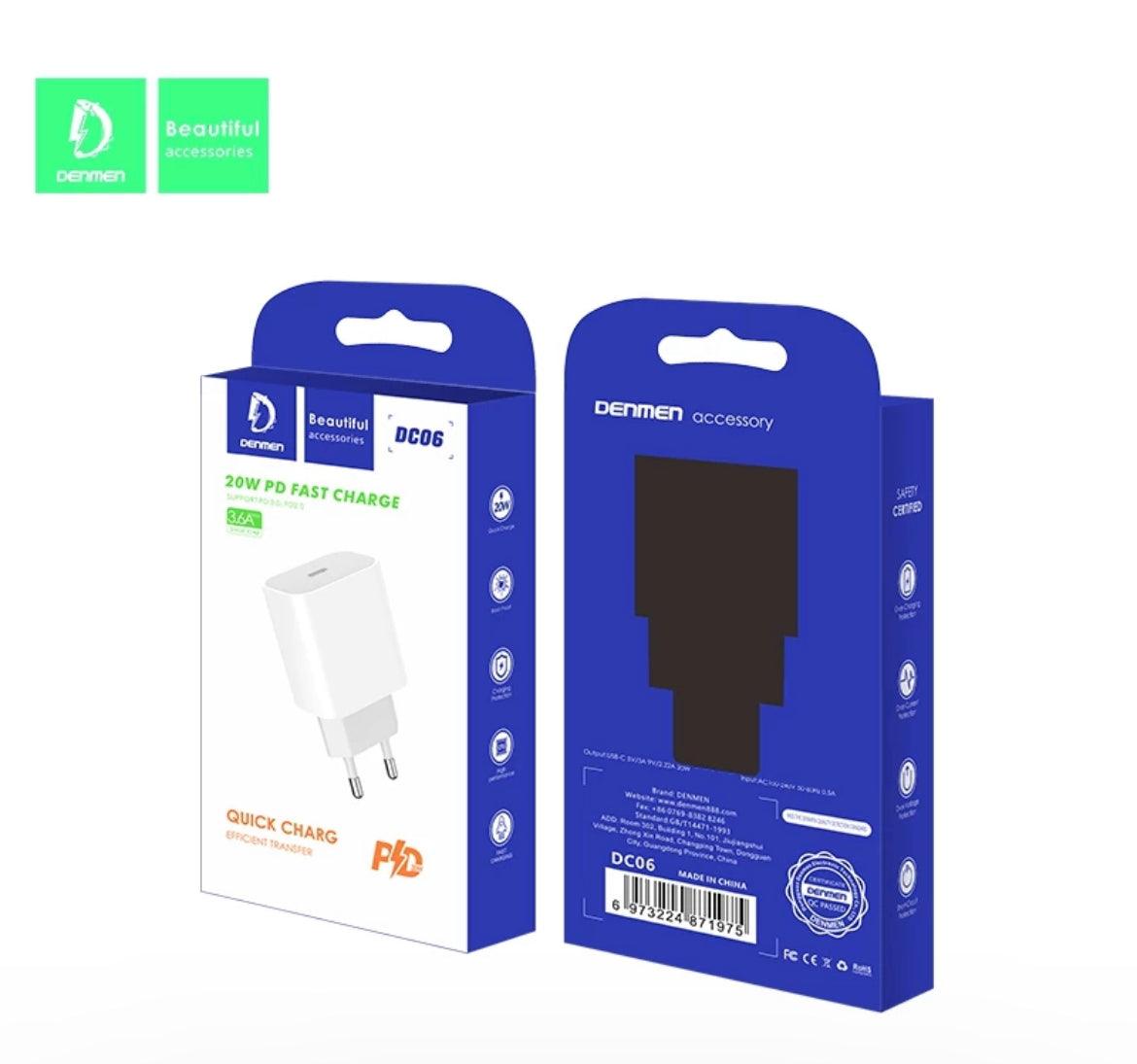 USB-C PD laddare 20W-Vit - EleganceOfSweden